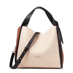 Kate Spade Knott Colorblocked Leather Medium Crossbody Tote